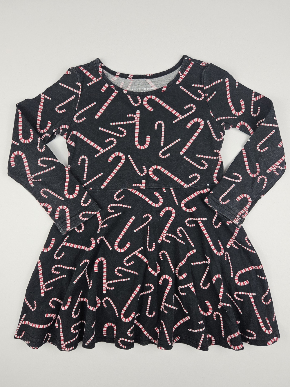 5/$25 The Children’s Place Candy Cane Christmas Dress Girls Size 3T